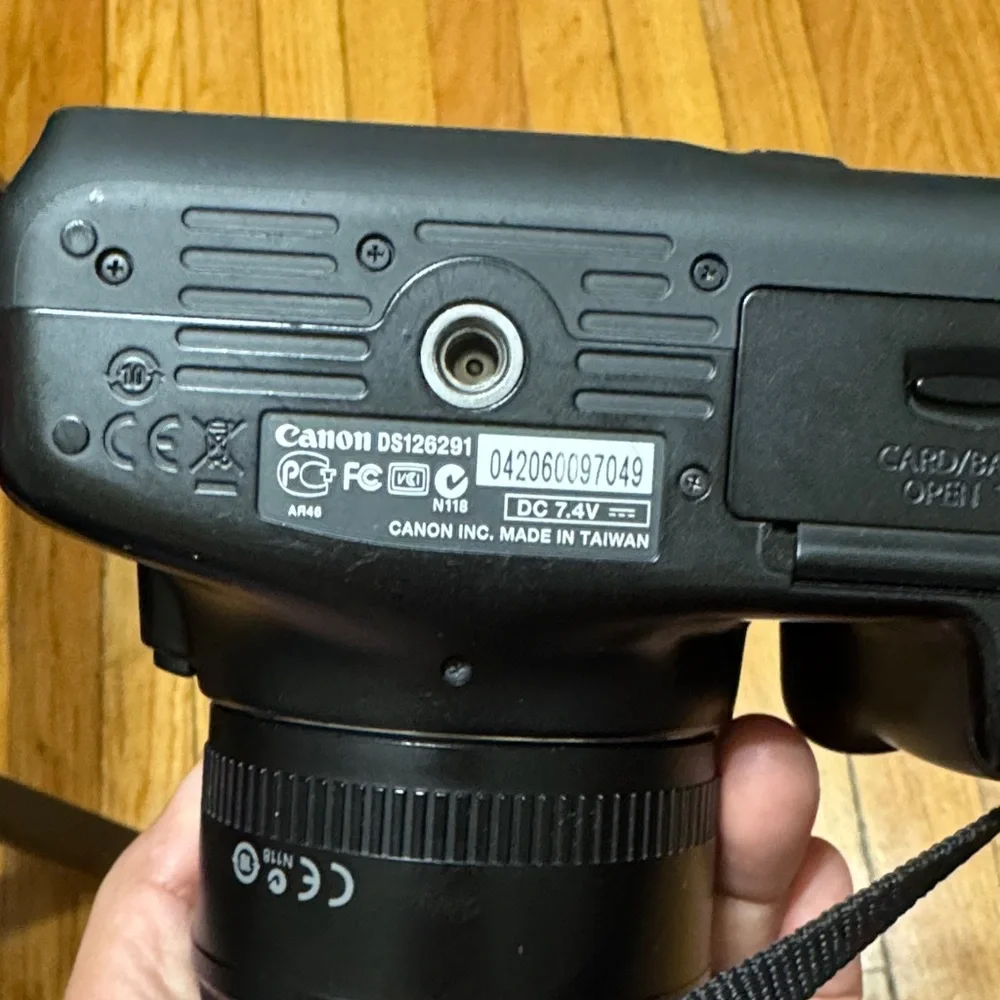 Canon EOS Rebel T3 Black Digital Camera